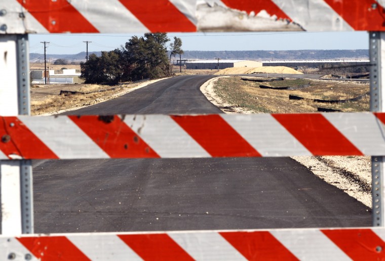 U.S. 190 construction on track